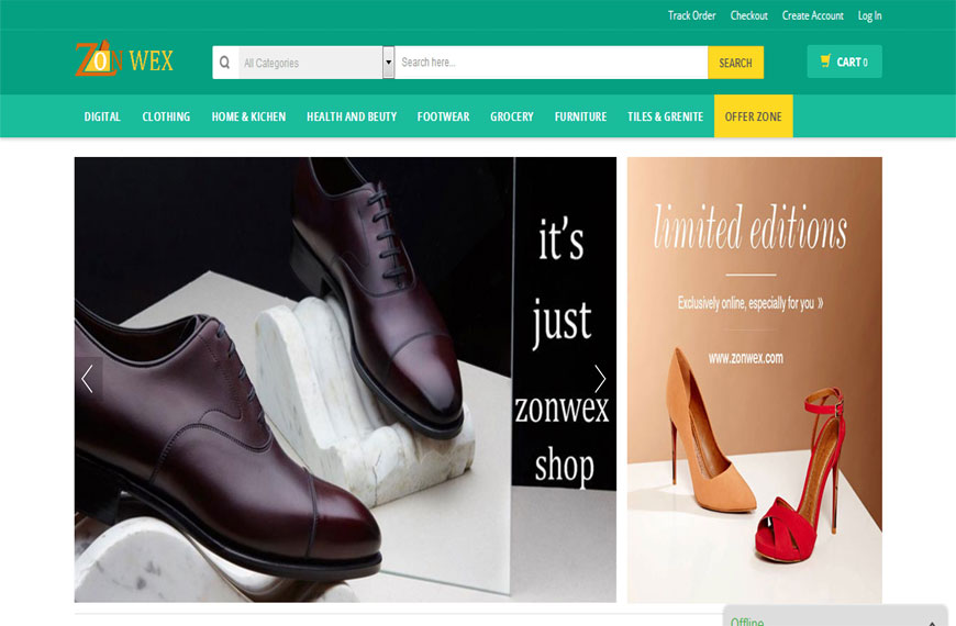 online shopping website design in gwalior